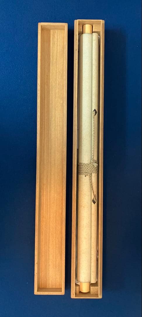 富岡鉄斎　絹本【扇面（描き分け）】掛軸