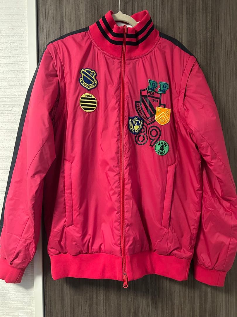 PEARLY GATES キルティングジャケット ネイビー/ピンク