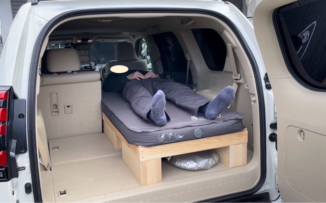 ランドクルーザープラド　ベッドキット　車中泊　1人用