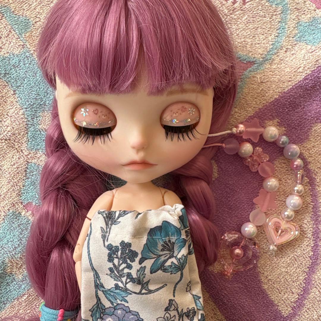 アイシードールカスタム ♡白肌・スモーキーパープル♡