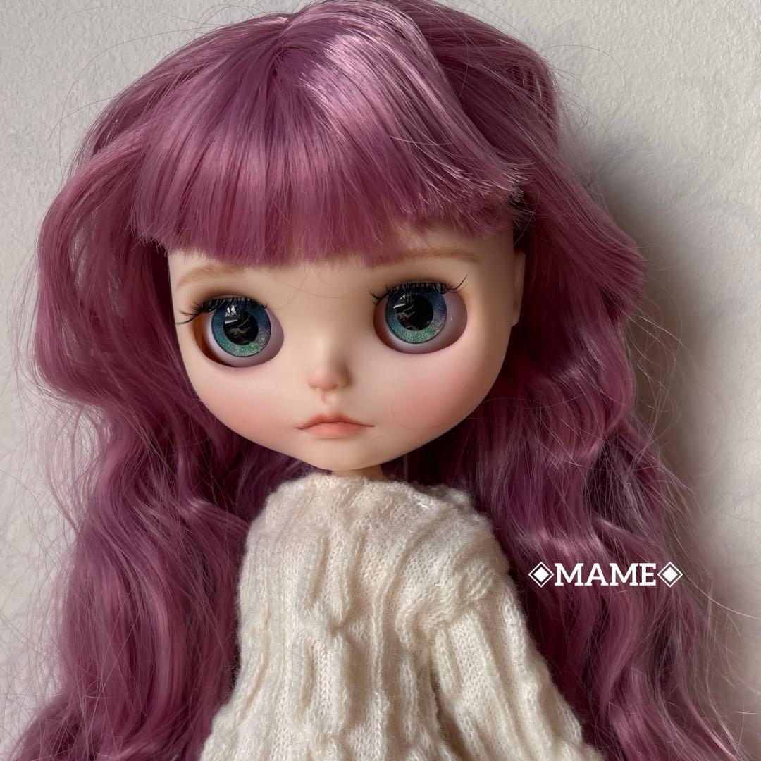 アイシードールカスタム ♡白肌・スモーキーパープル♡