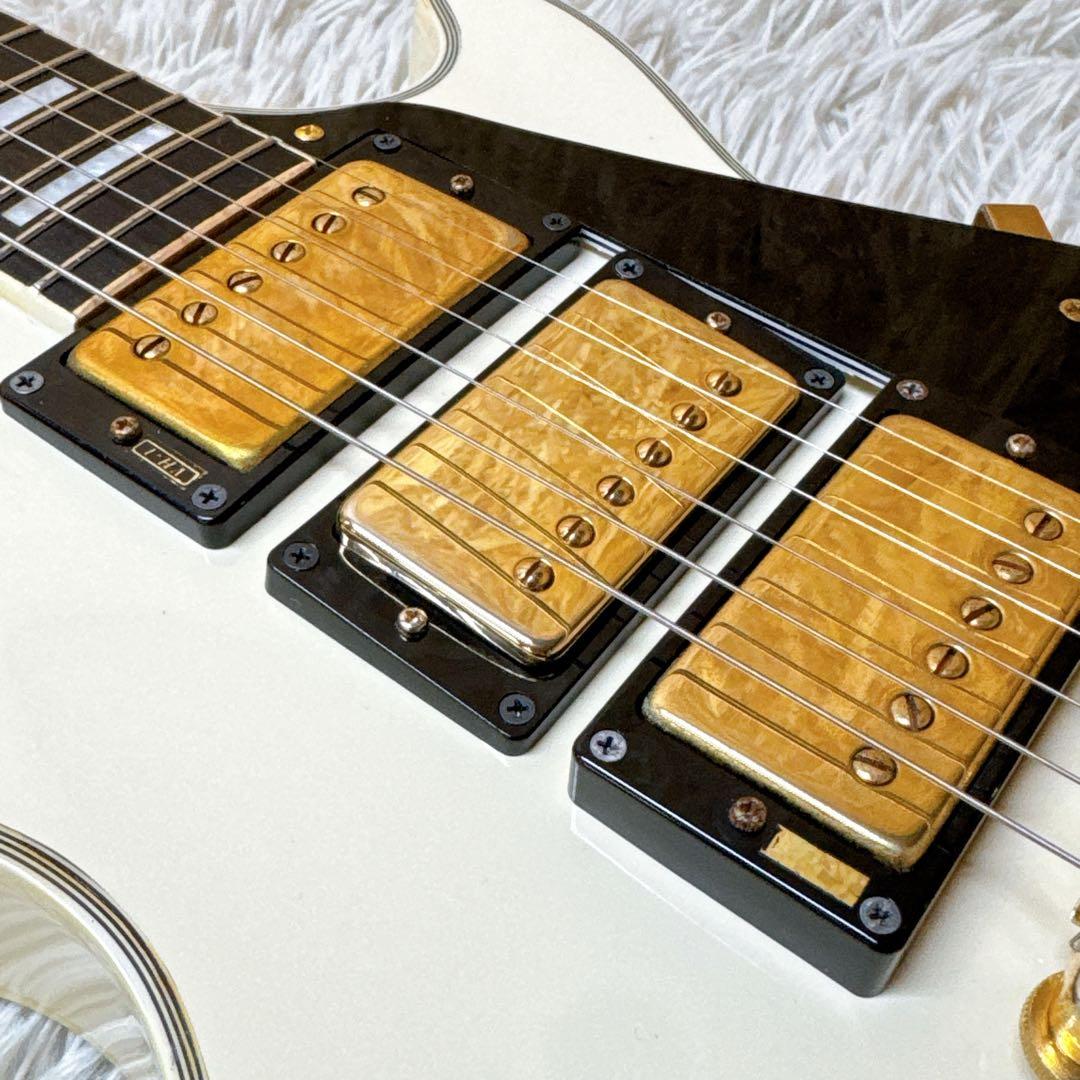 Burny RLC-75(改) レスポールカスタム 3PU仕様 Bigsby搭載