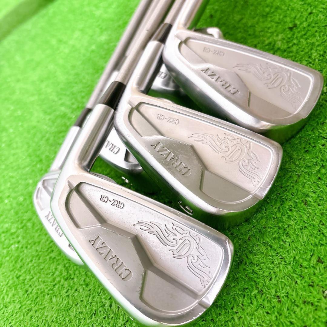 CRAZY クレイジー　CRZ-CB アイアン　6本　セット　FLEX F-4