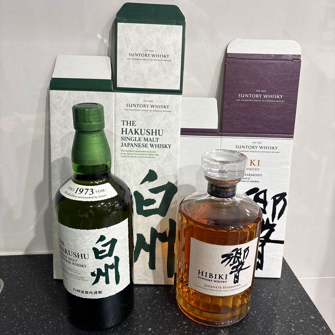 【美品】箱付き　響 ジャパニーズハーモニー & 白州 シングルモルトセット