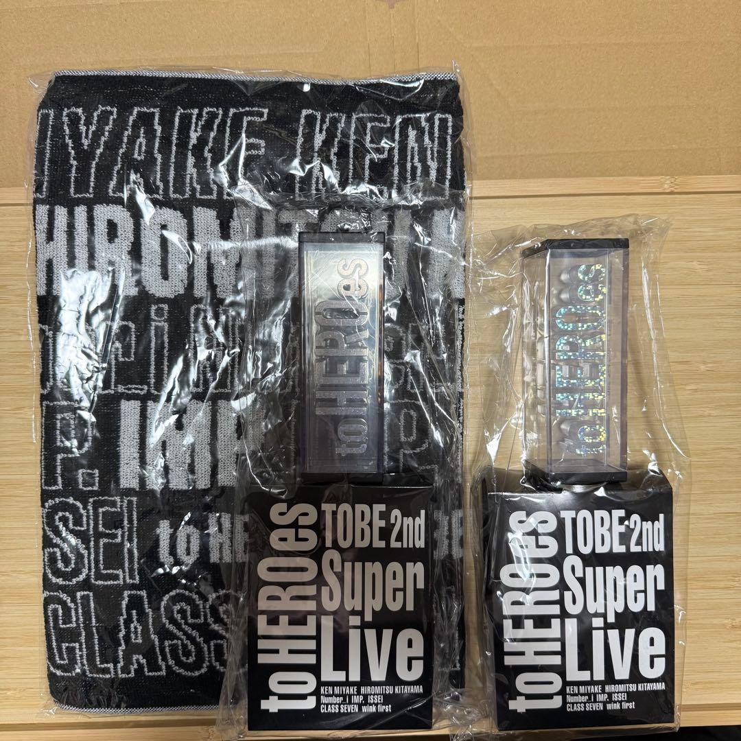 【新品未開封】TOBE toHEROes 2nd ペンライト タオル