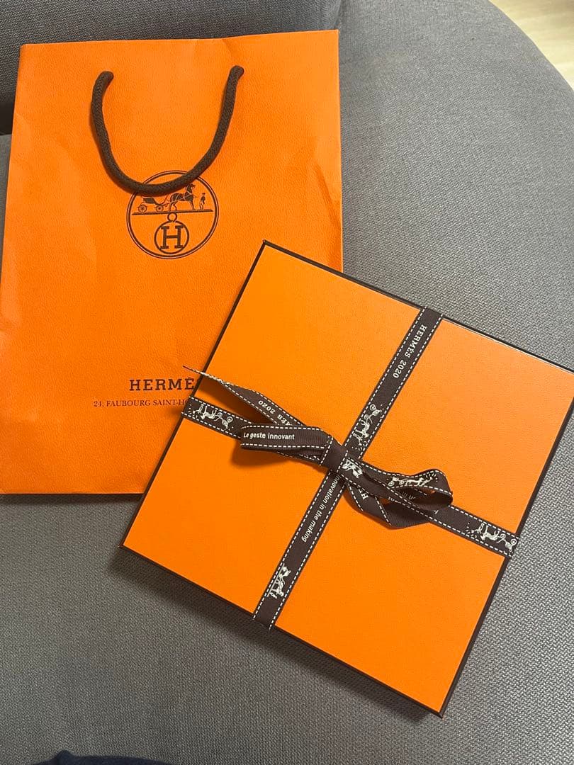 エルメス　ハンドタオル