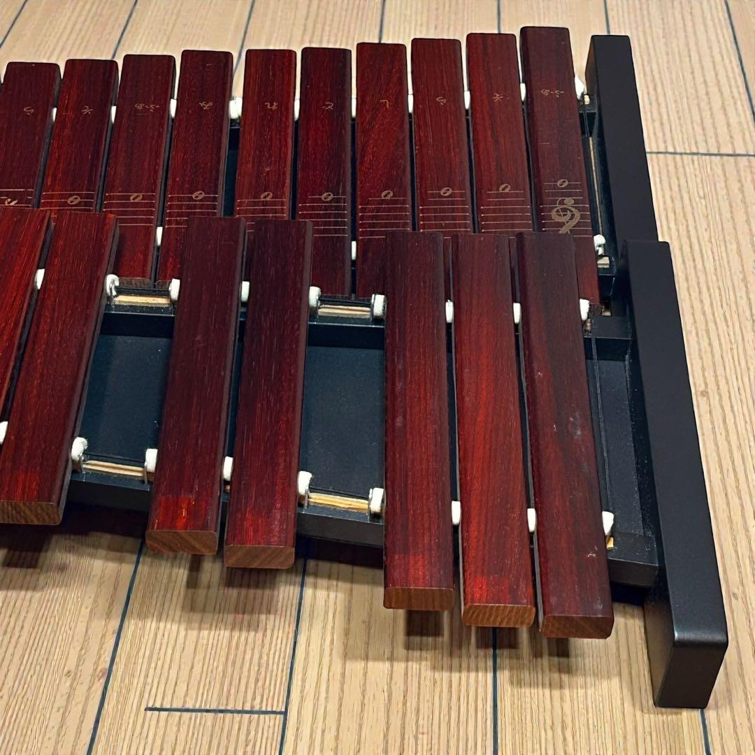 極美品✨大人気❣️ZEN-ON シロフォン ZX-32P 32音鍵盤 木琴 バチ付