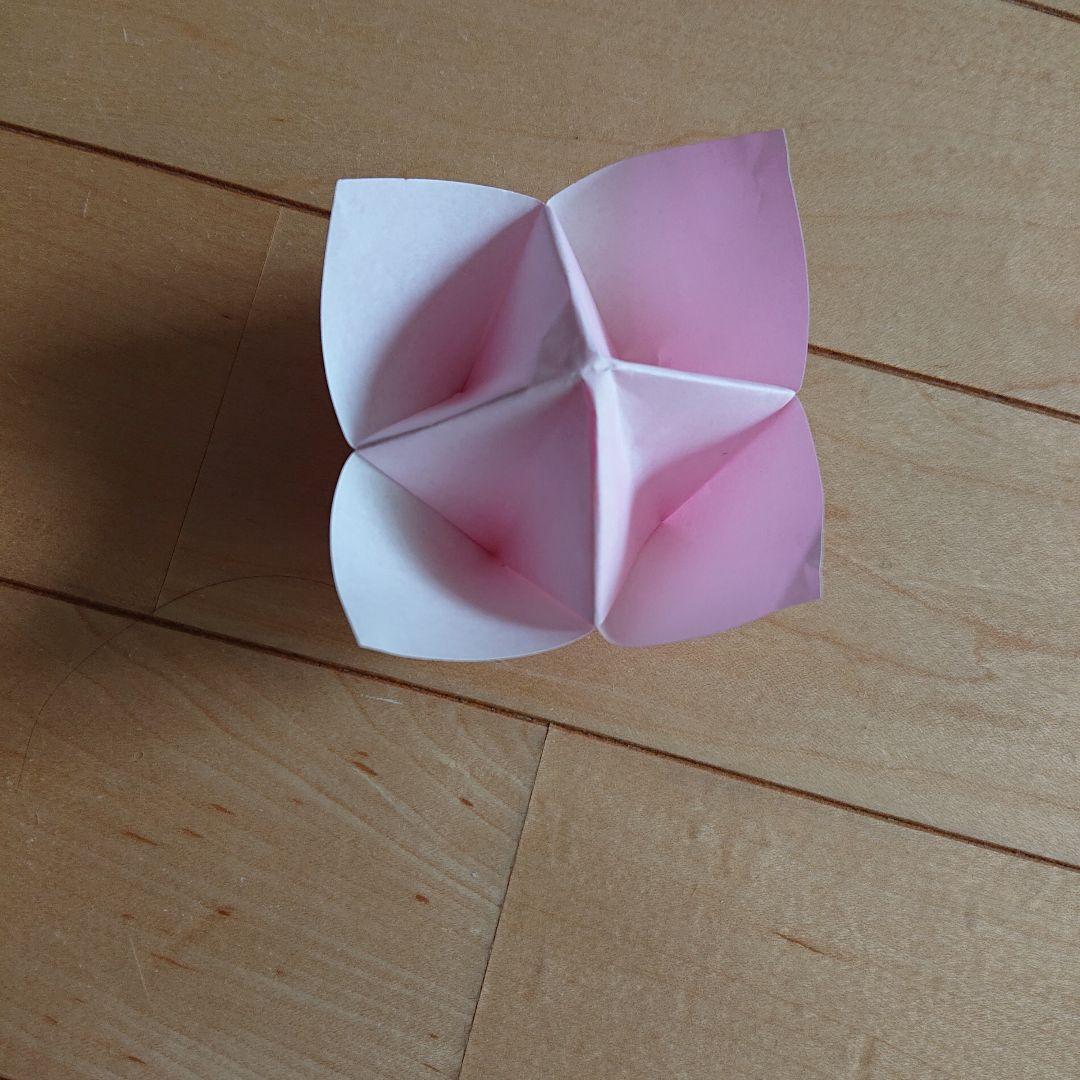 練習  折り紙のパタパタ