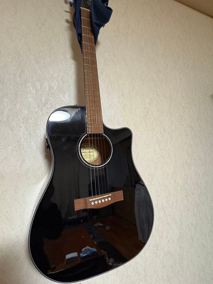 FENDER エレアコ CD-60SCE Dread/BLK