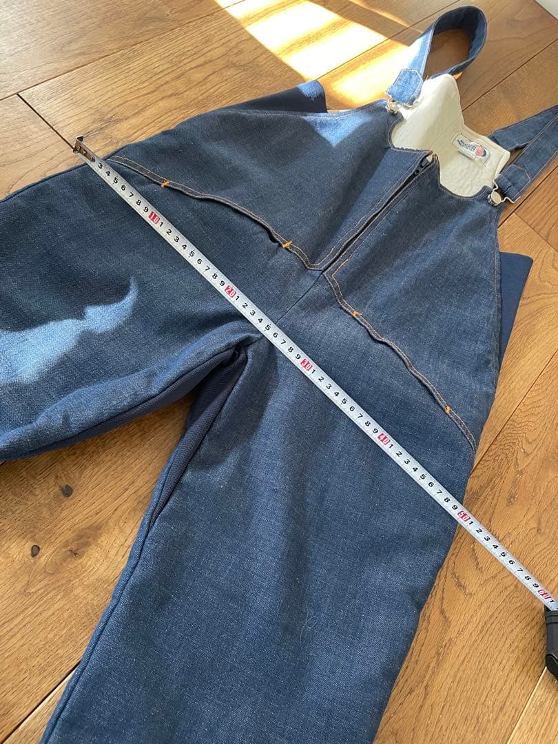 【USA製】オーバーオールスノーウェア　ブーツカットデニムサロペット　フレア