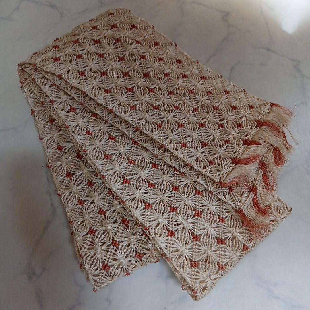 誉田屋源兵衛　芭蕉半幅帯