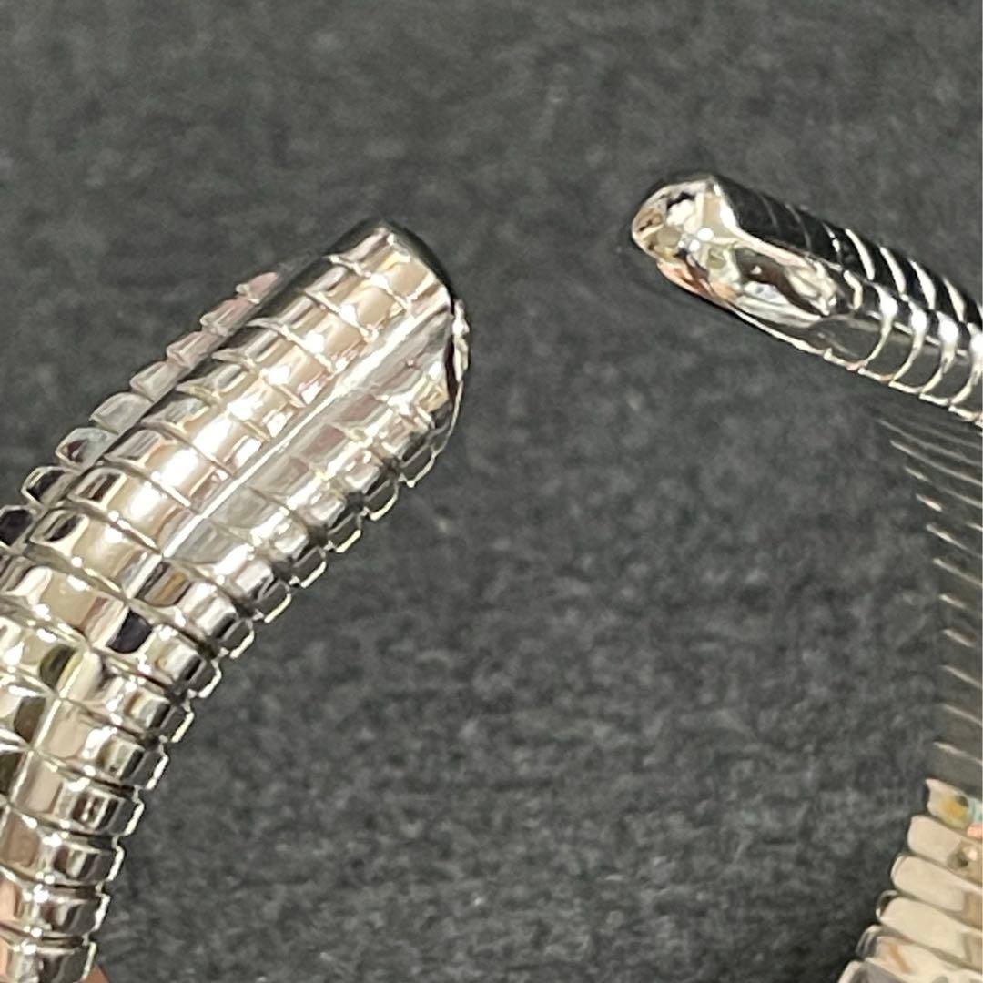 美品 オルゴンリング バングル ブレスレット シルバー系 施術用