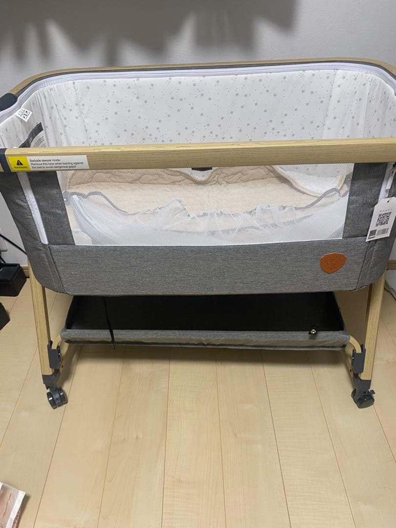 HZDMJベビーベッド 添い寝 折り畳み式