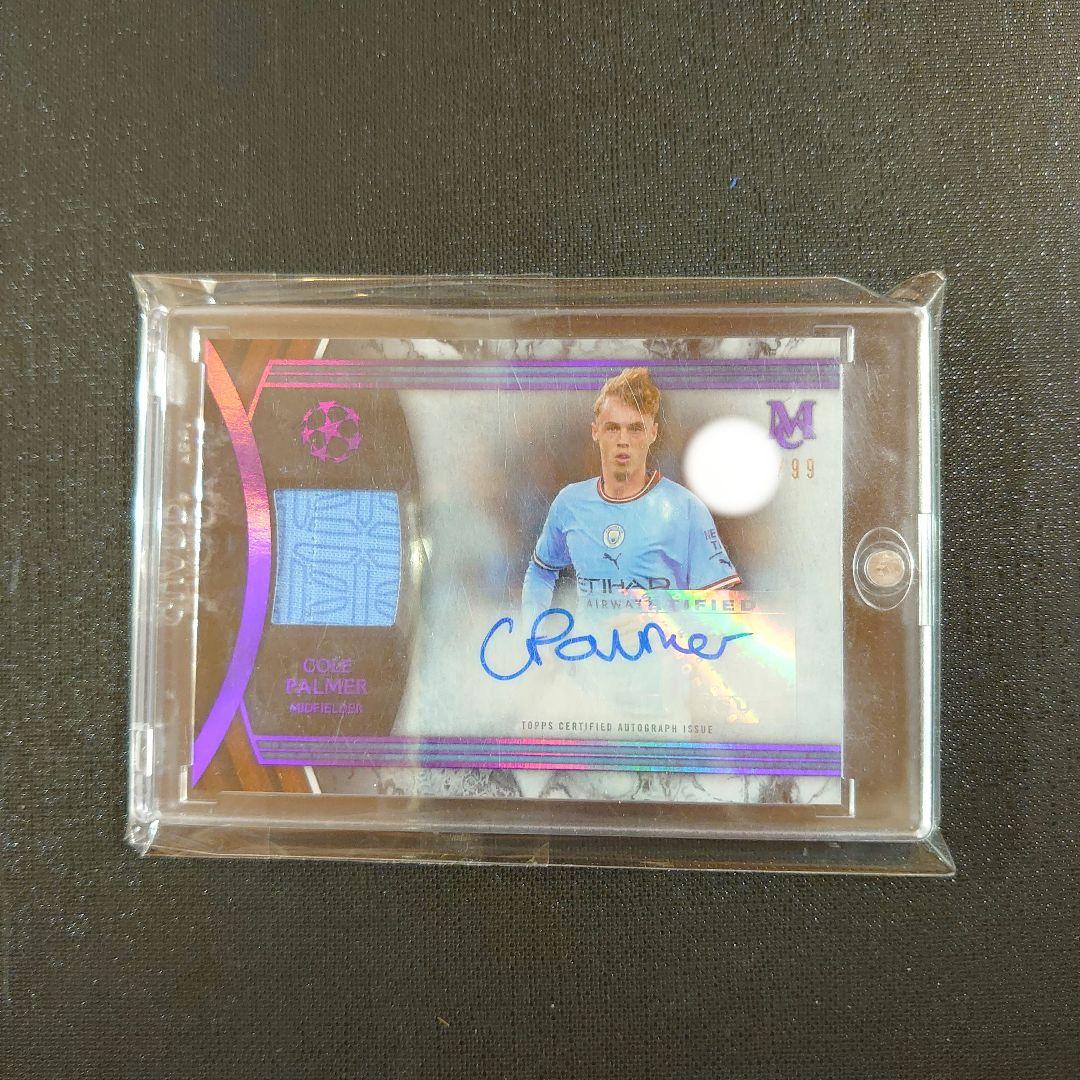 99枚限定 Topps マンチェスターシティ コール・パルマー 直筆サインカード