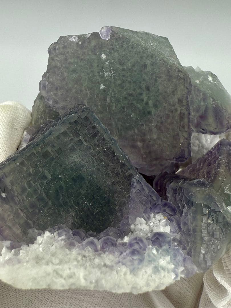 フローライト　蛍石　福建省産　結晶　鉱物標本　天然石