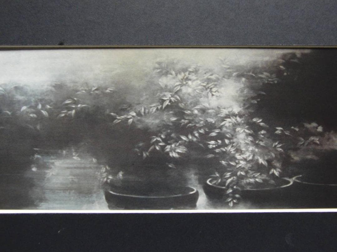 松尾京子、【月の降る】、希少な画集より、状態良好、新品高級額装付