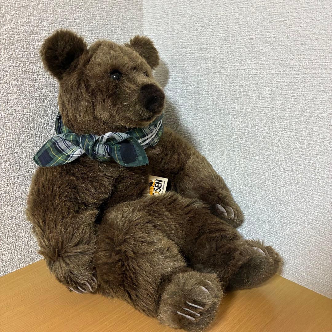 KOSEN ケーセン社 ぬいぐるみ ソフトブラウンベア 大