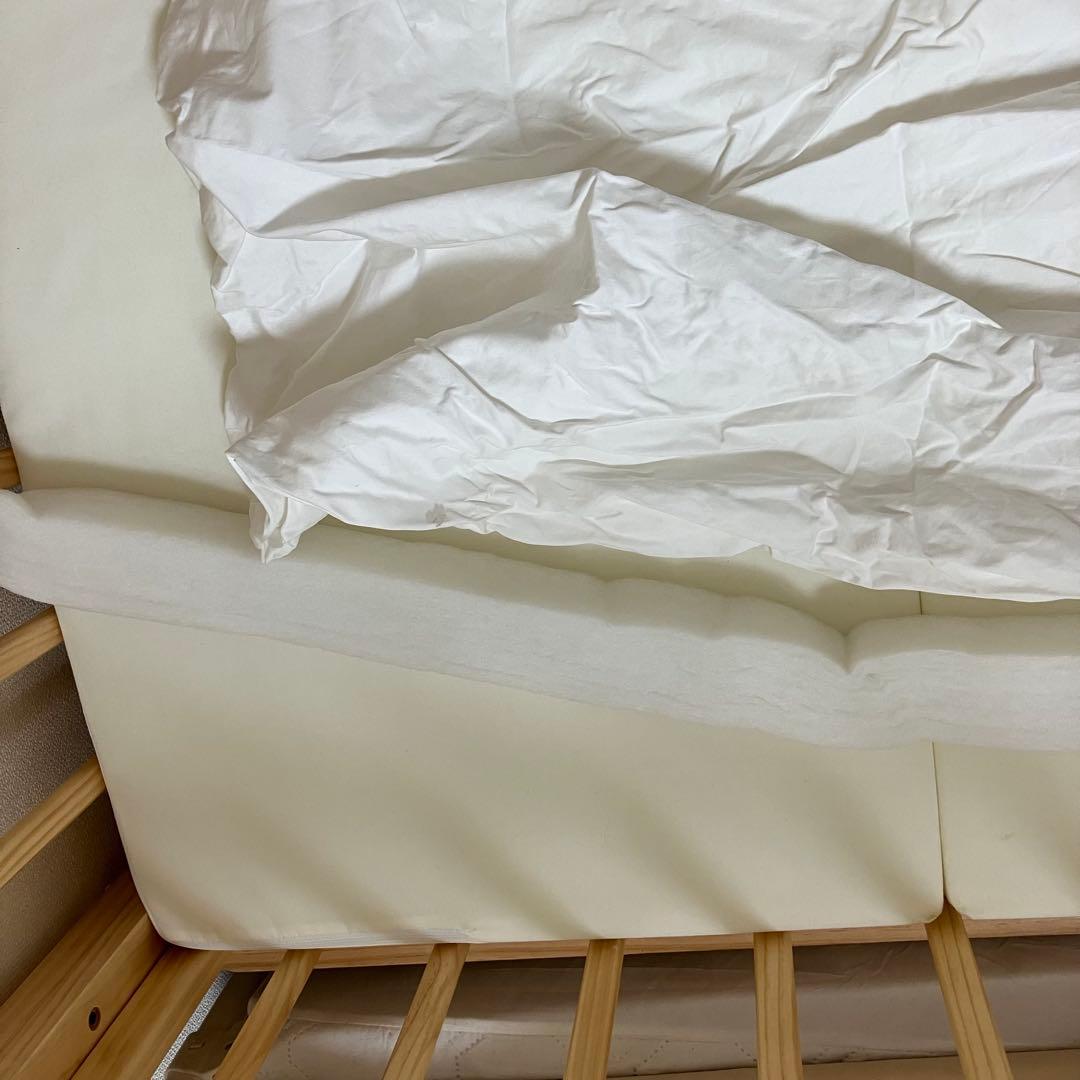 そいねーる　ミニベビーベッド　ナチュラル　60×90cm ベビーベッド