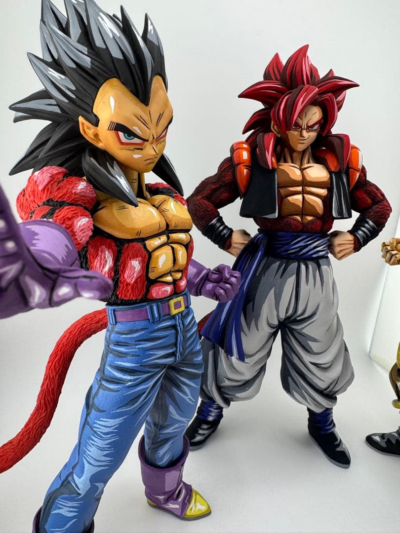 一番くじ　グレイテストサイヤン ゴジータ4 ベジータ4 孫悟空4 リペイント