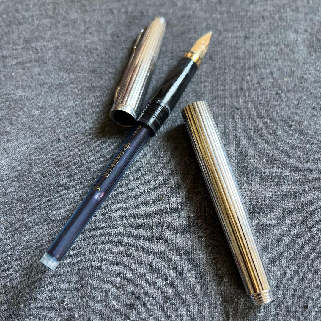 パーカー万年筆　シルバー刻印あり