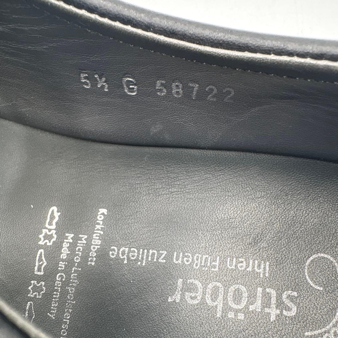 ストロバー strober メリージェーン コンフォートシューズ【24.5】黒