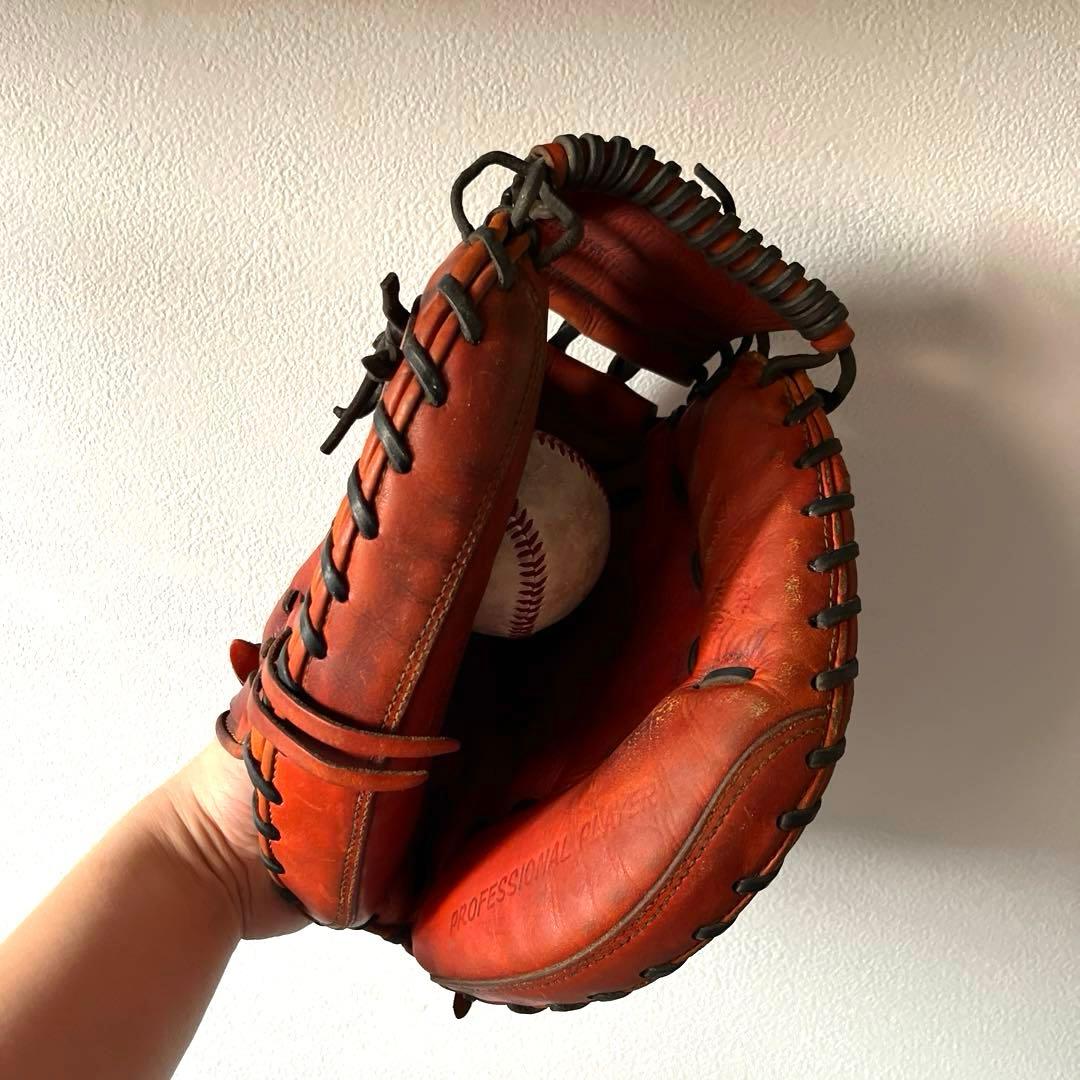 ハタケヤマ 中日ドラゴンズ 長谷川選手 実使用 硬式 キャッチャーミット