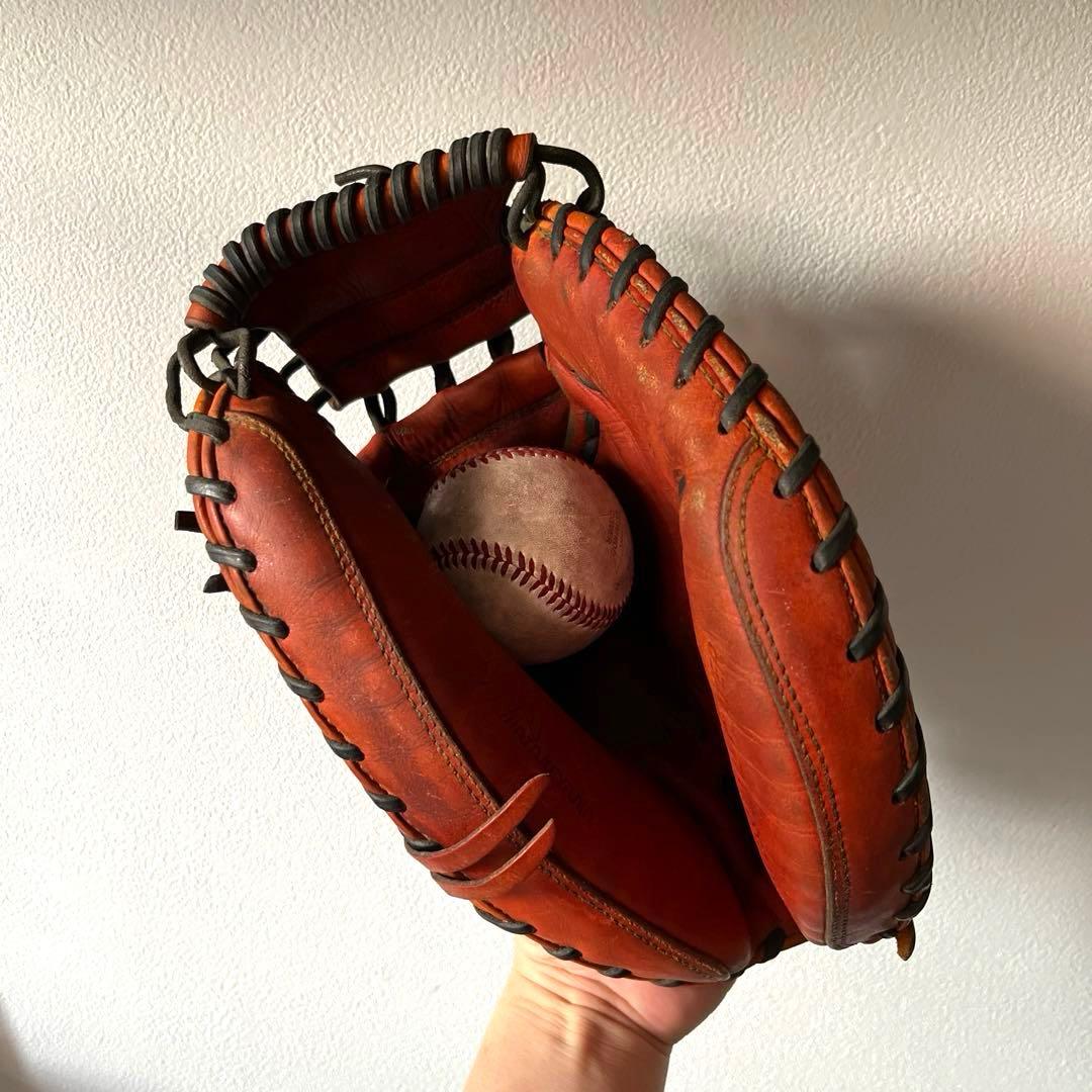 ハタケヤマ 中日ドラゴンズ 長谷川選手 実使用 硬式 キャッチャーミット