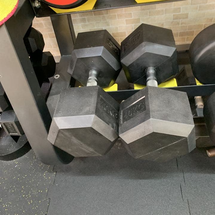 ラバーヘックス  ダンベル　25kg 30kg 35kg