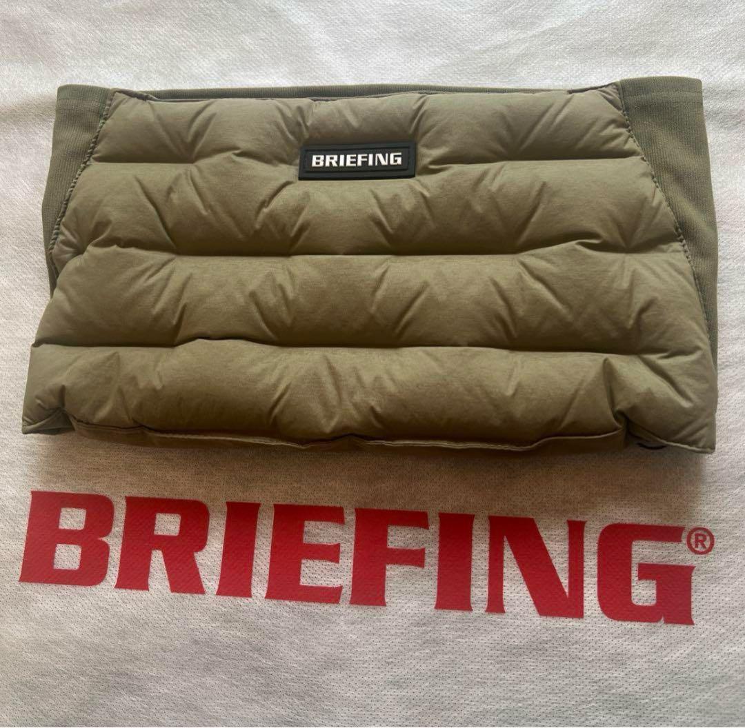 ブリーフィング　ゴルフ　ハイブリッドダウンネックウォーマー オリーブ