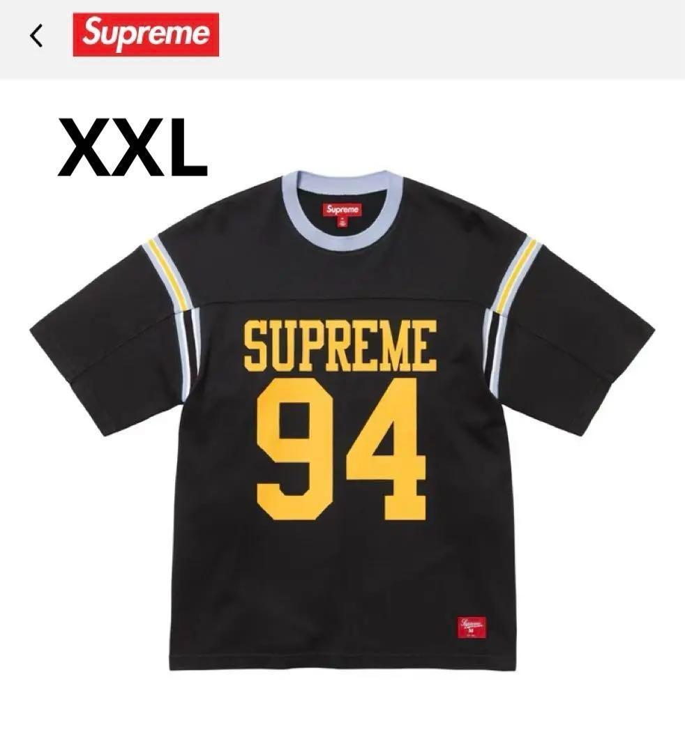 シャツ Supreme Split S/S Football Top XXL Black