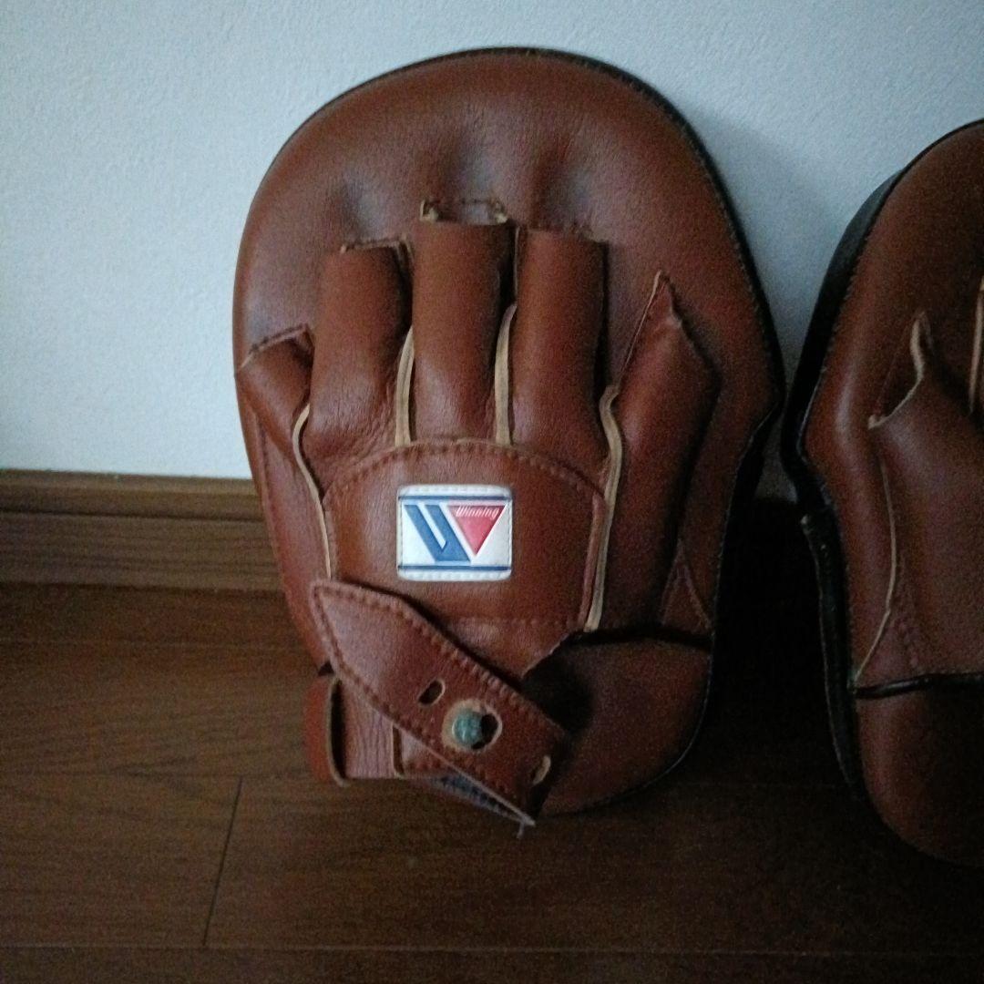 ミット付　SPS SAMURAI EDGE ボクシンググローブ 14oz 赤黒