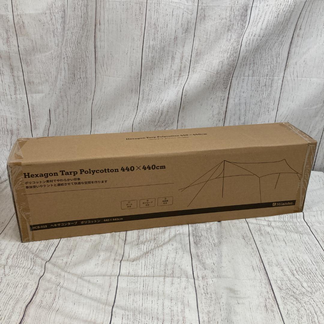 新品 ハイランダー ヘキサゴンタープ 440×440cm/ヤY30219-F1