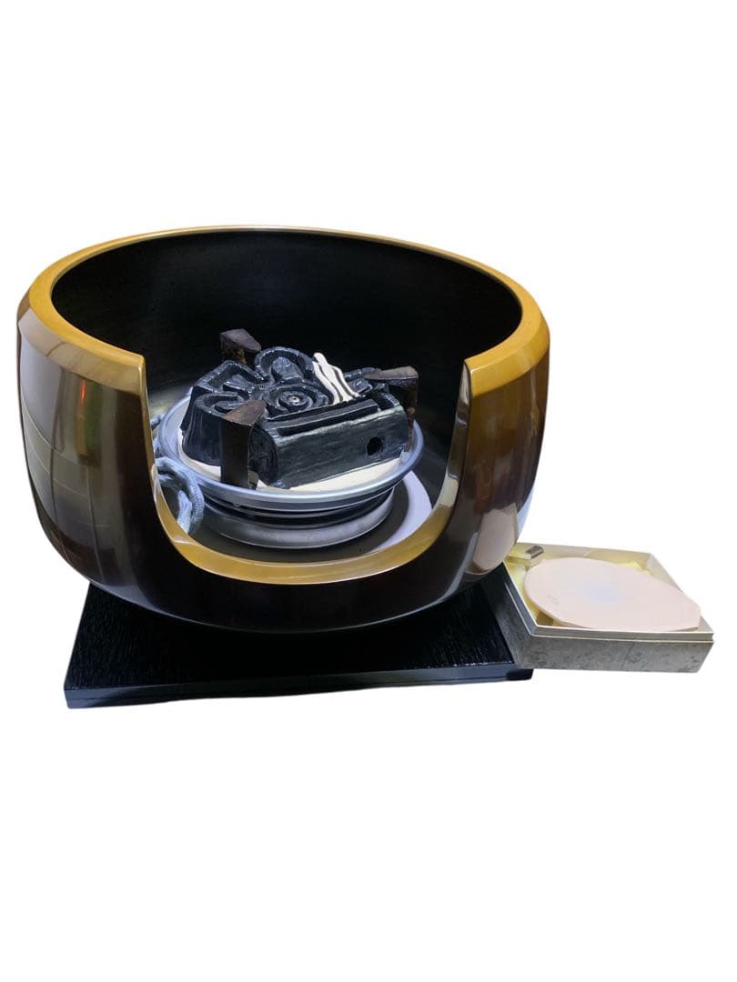 野々田商店 野々田式炭型電熱器 茶道具 風炉(前瓦・敷板付)