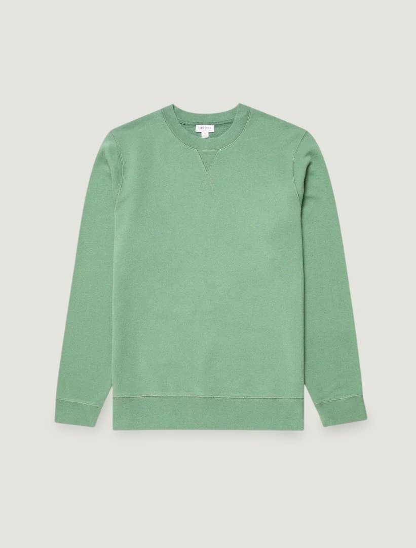 SUNSPELL グリーン スウェットシャツ Lサイズ (ほぼ新品、タグなし）