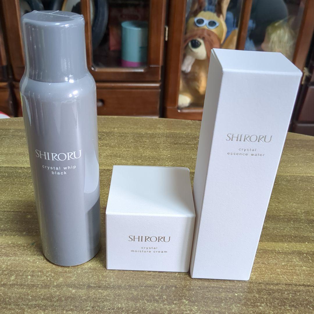 SHIRORU・クリスタルエッセンスウォーター・クリーム・ホイップ ブラック