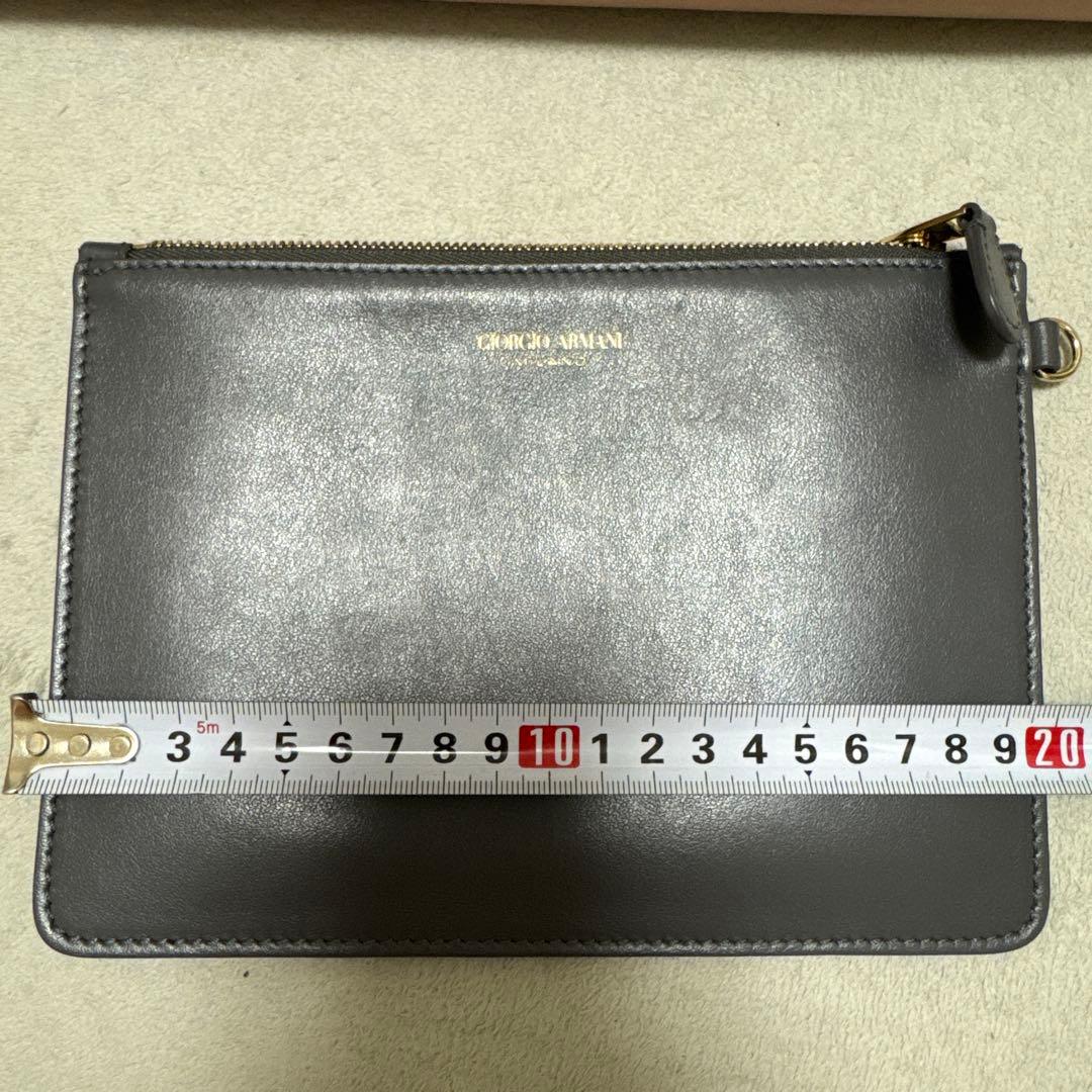 Giorgio Armani レザー トートバッグ ピンクベージュ
