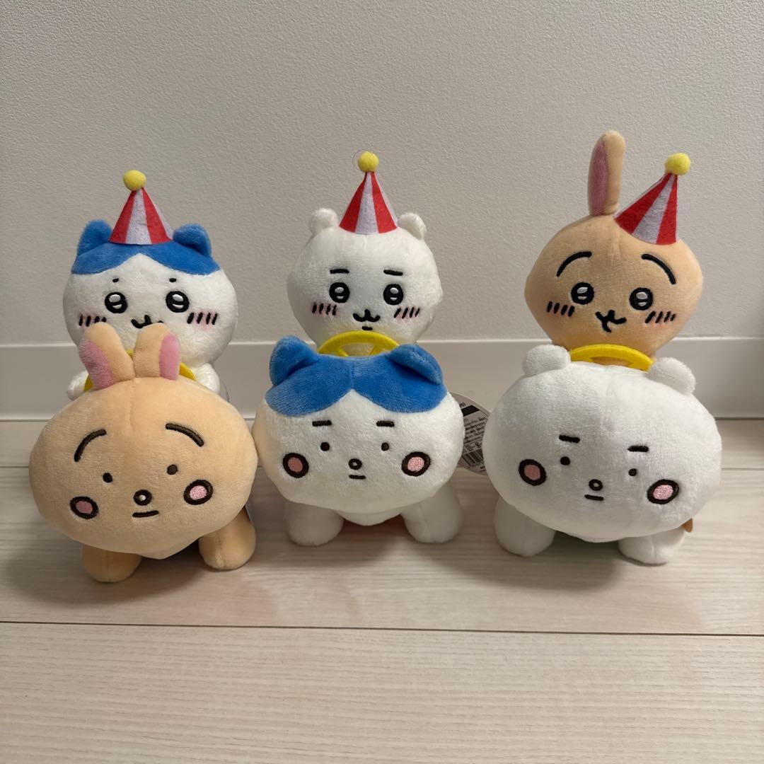 ちいかわらんど　ぴーぽぽぬいぐるみ　ちいかわ　ハチワレ　ウサギ　3体セット