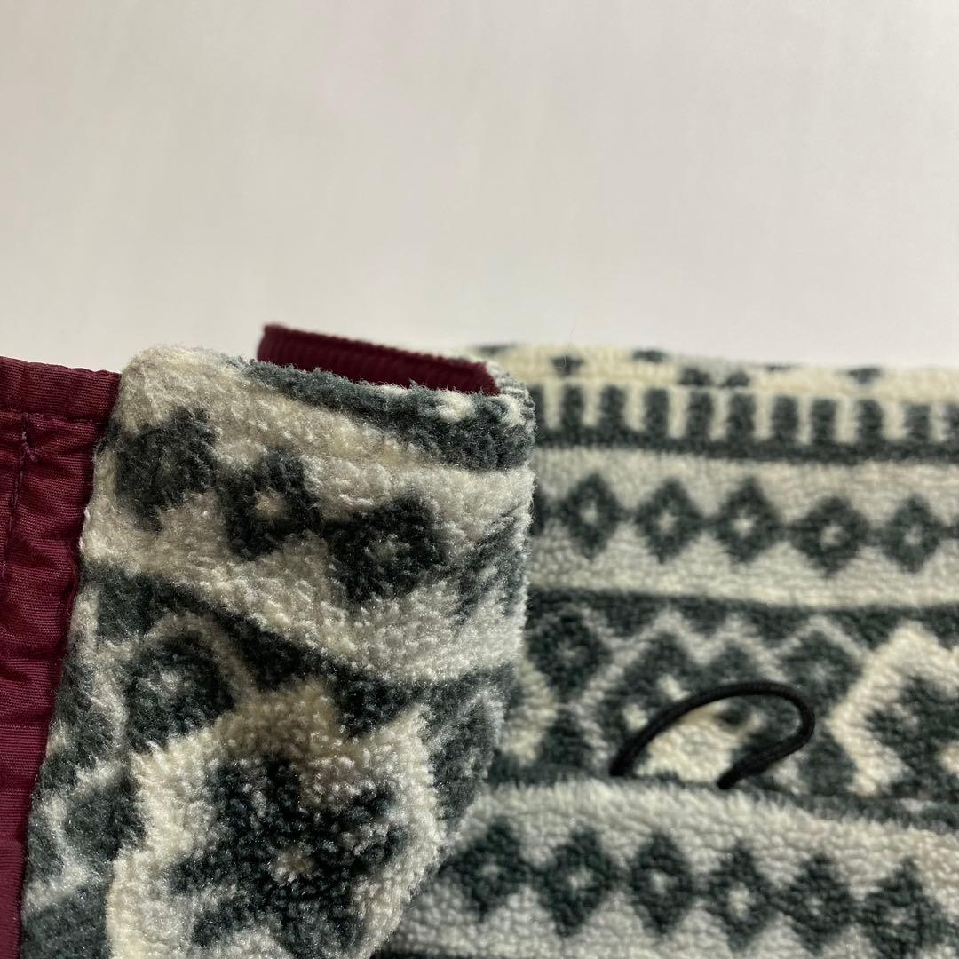 90s USA製 LLBean エルエルビーン ウォームアップ ボルドー 短丈