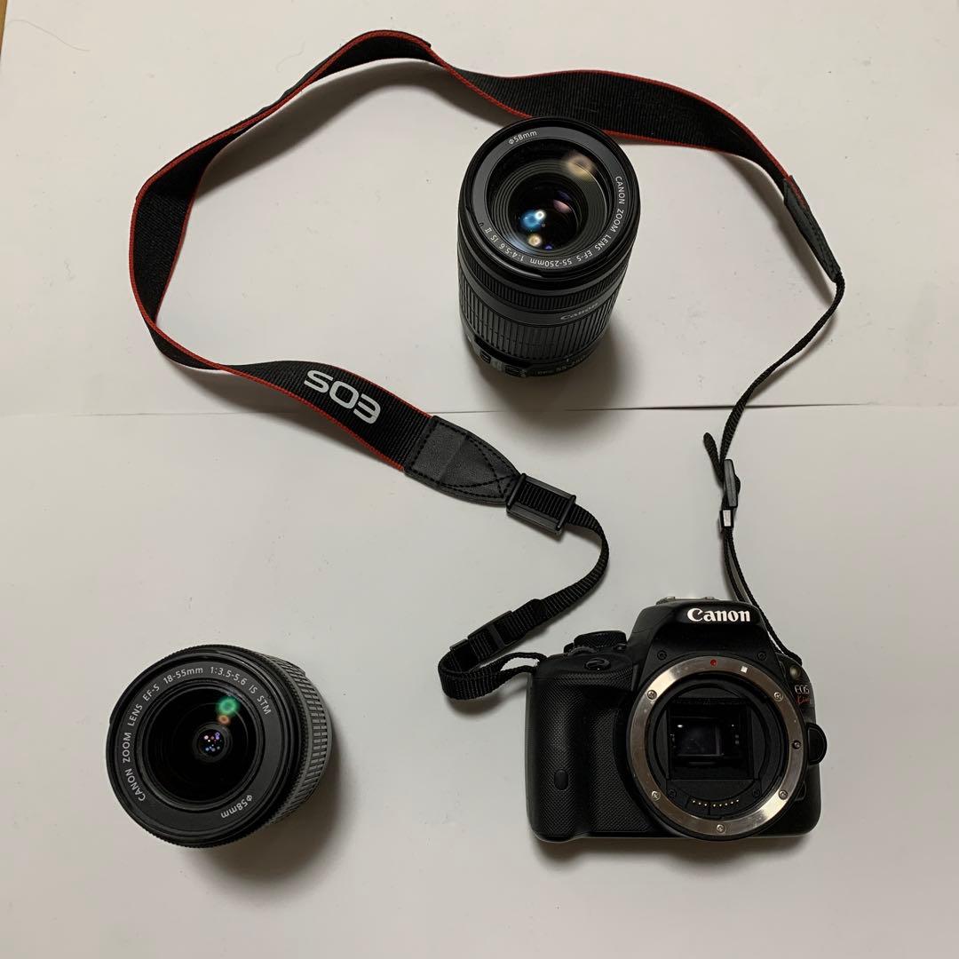 【欠品だらけ中古品】Canon EOS kissx7レンズ2種セット（バラ売不可