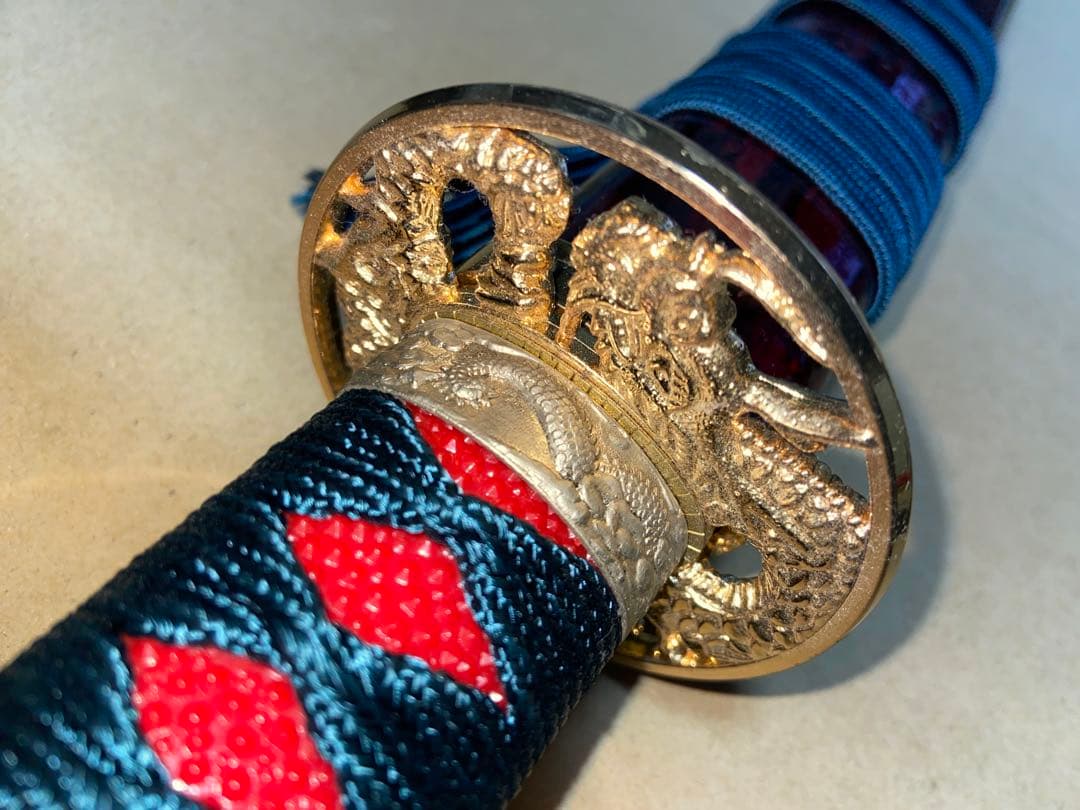 模造刀　日本刀　刻龍