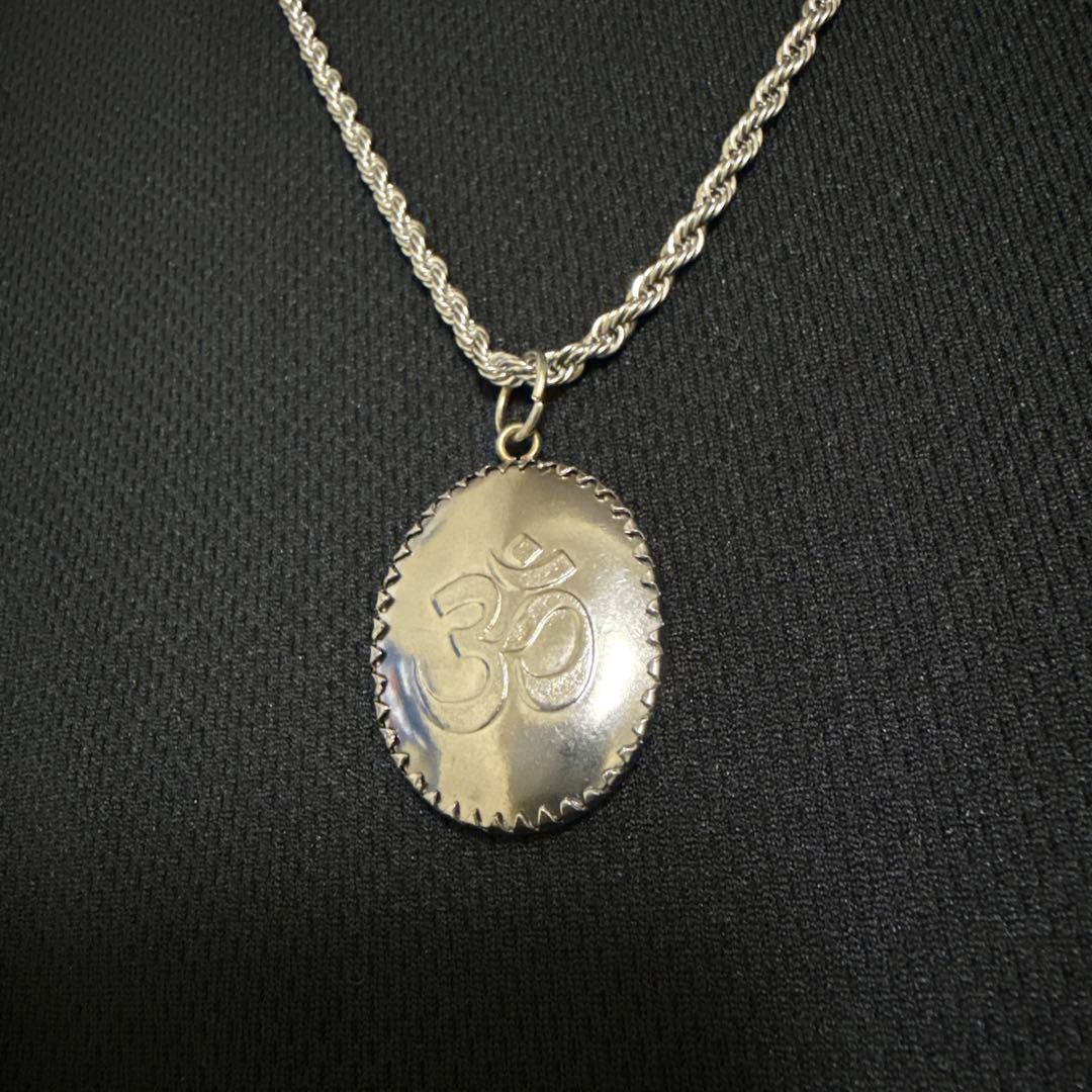 ガネーシャ（ピンク）オームペンダント藤井風ネックレスお風呂チェーン他おまけ付き