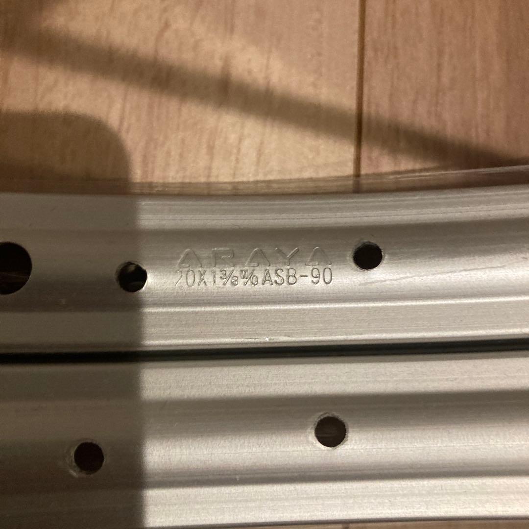 20(451)インチリムとTIOGA20(451)インチ×1.6・1.85タイヤ