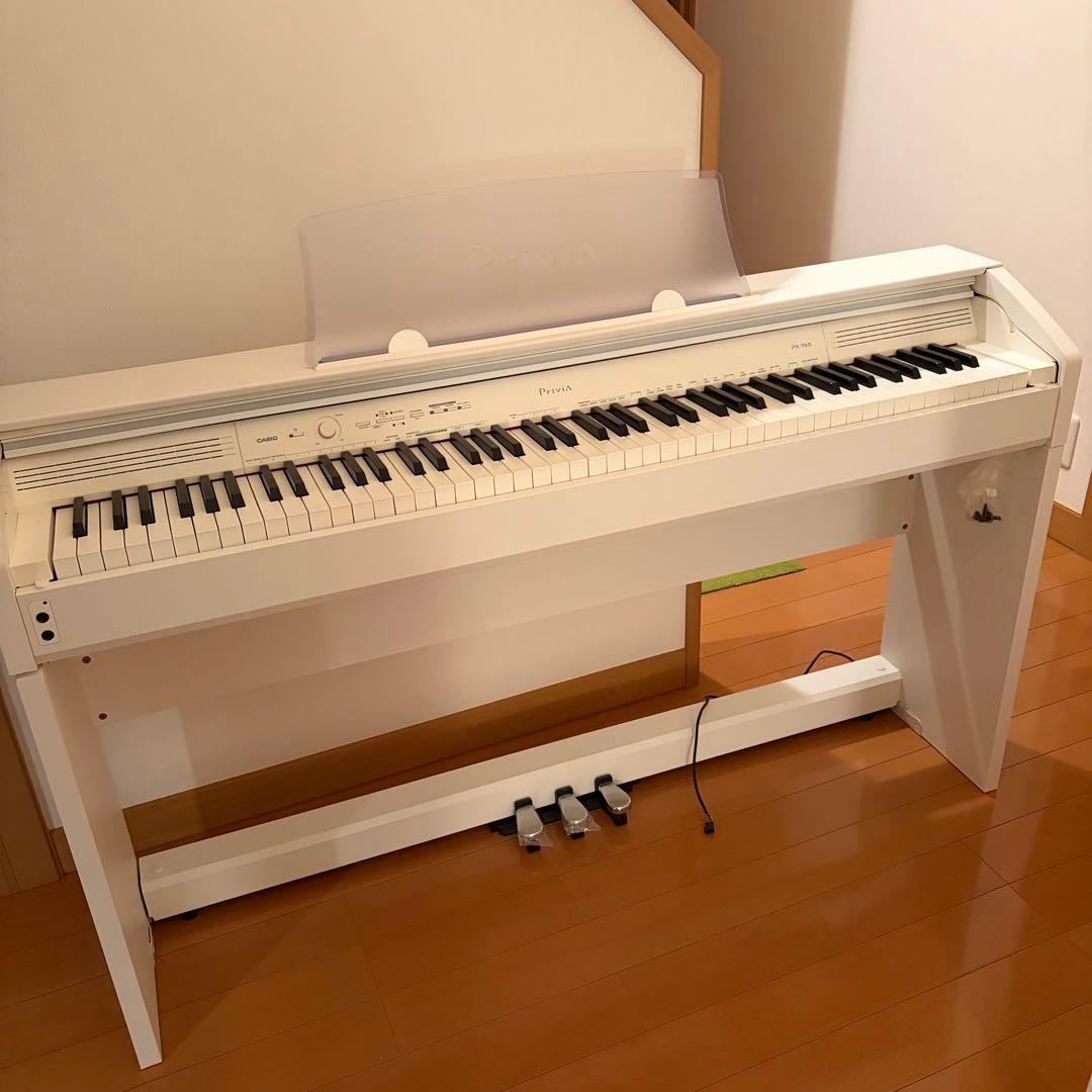 CASIO PX-760 ホワイト 電子ピアノ privia