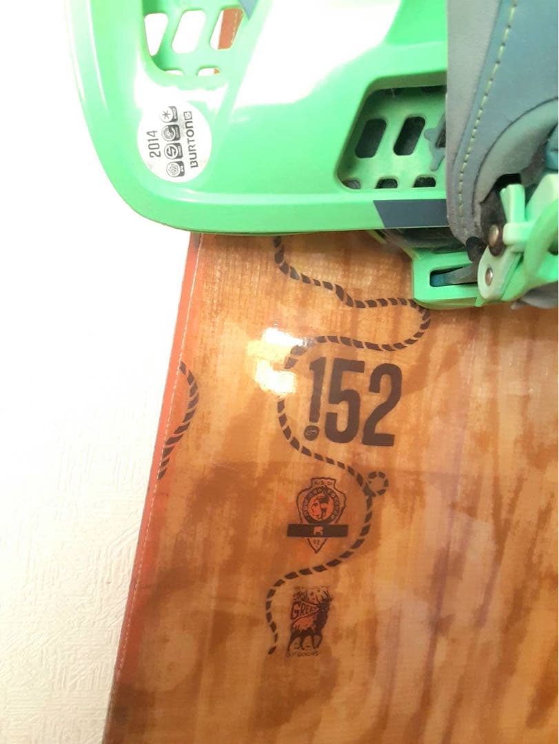 スノーボードセット　Ride Burton Genesis