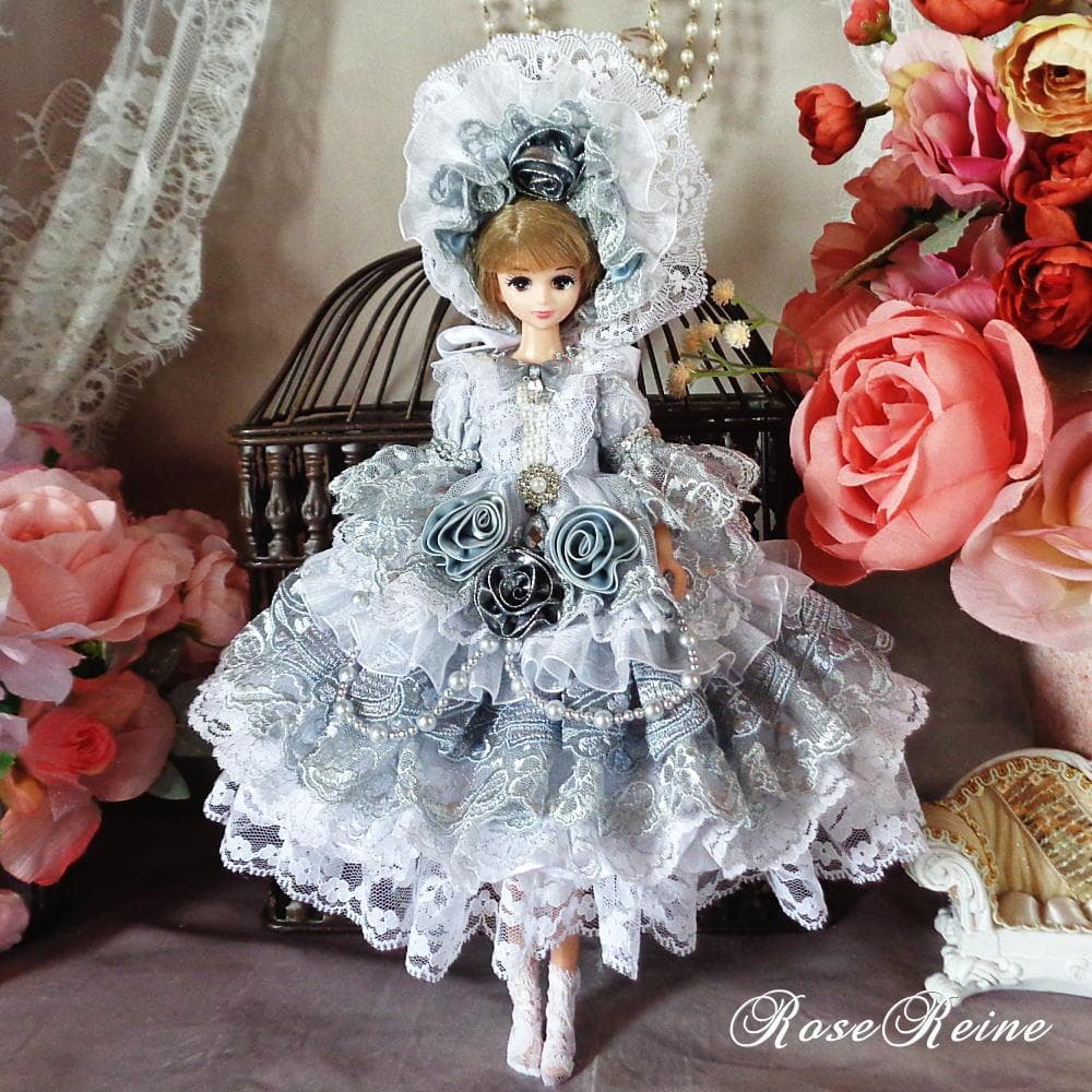 XmasSaleロリータロマンス 煌めく魅惑のフリルドールドレス豪華5点セット