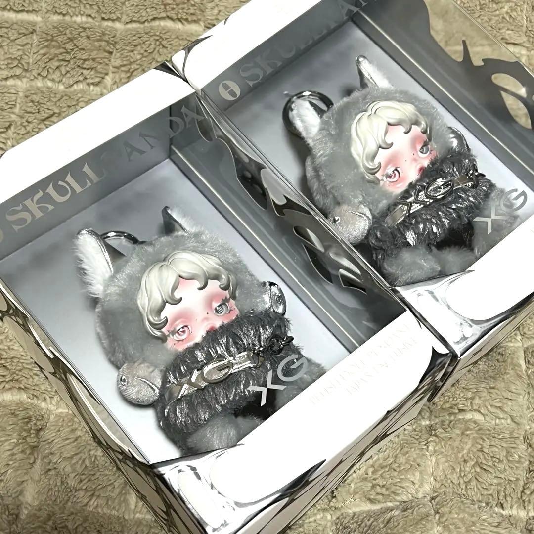 SKULLPANDA×XGPlushDollPendanスカルパンダポップマート