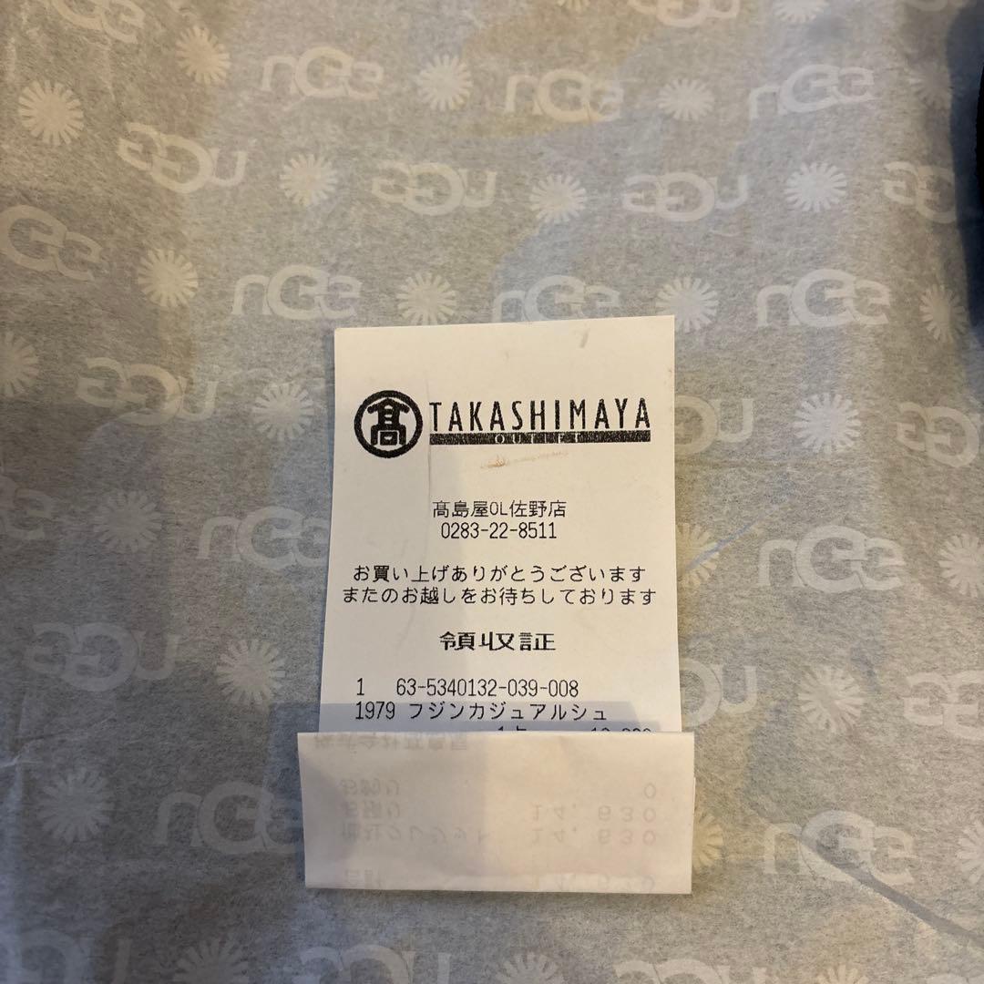 新品　未使用　UGG ブラック モカシン　DAKOTA 8 Jp:25センチ