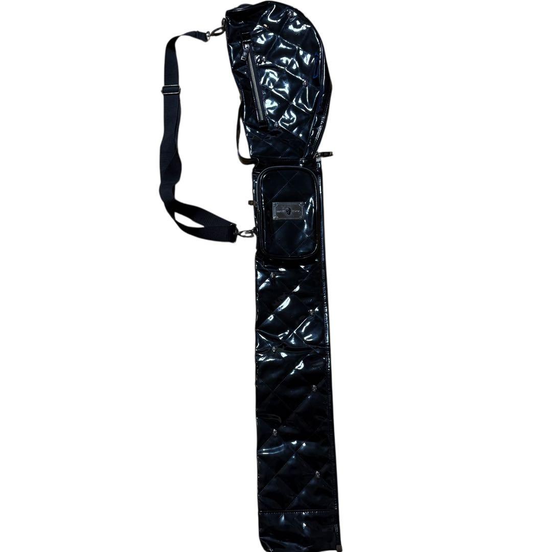 MARK & LONA ゴルフバッグ クラブケース　ブラック　スカル　エナメル