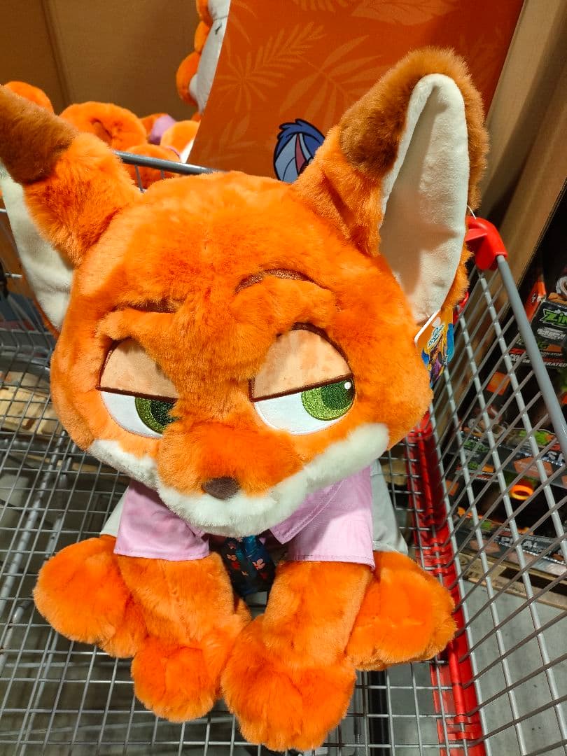 コストコ限定 ディズニー ズートピア ニック・ワイルド 特大ぬいぐるみ 50cm