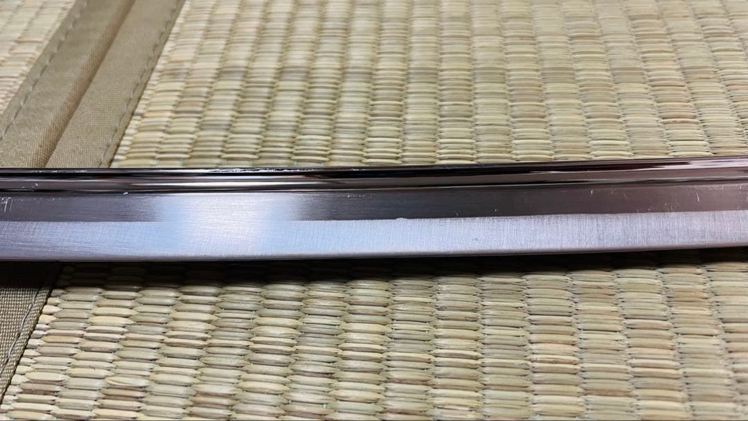 模造刀 陸奥守吉行拵え 龍目貫 龍透かし鍔 鐺付き 樋入り刀身 251020-2